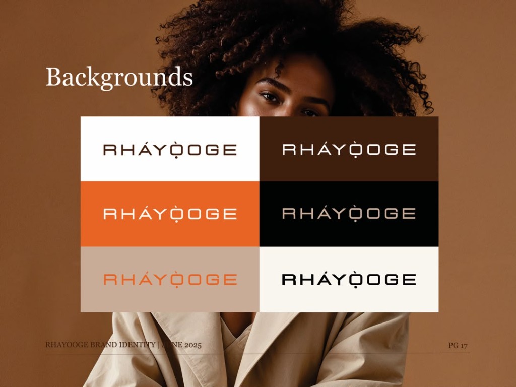 RHÁYỌ̀OGE brand imagery